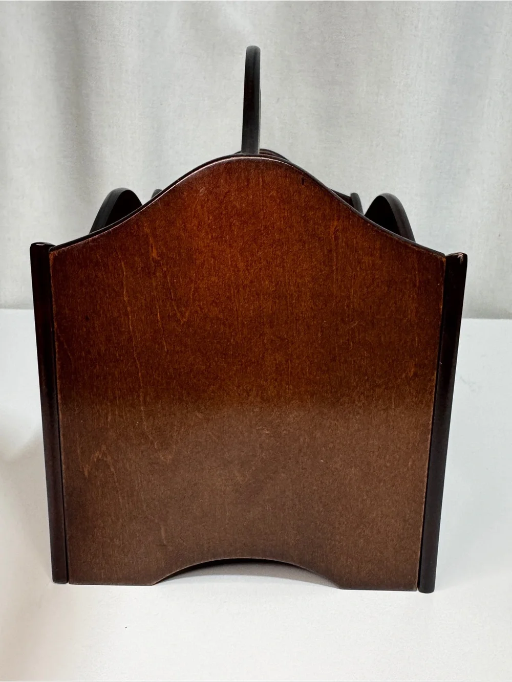 Small Wooden Rack by The Bombay Company 2 Compartments  Organizer Storage Decor